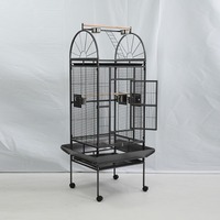 Accessoires en acier inoxydable robustes pour cage à oiseaux canaris, couvercle de cage extérieur grand format portable carré pour usage au bureau toutes saisons – Promotion