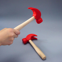 Marteaux jouets, marteaux en bois, faux outils d'entretien en plastique de simulation pour fournitures de fête d'anniversaire