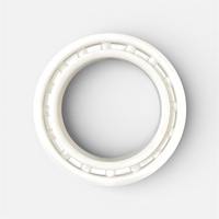 6805 ZrO2 Bantalan Keramik Penuh 25x37x7mm Bagian Tipis Non-Magnetik Terisolasi untuk Sepeda BB Pompa Kimia MRI Robot Vakum