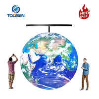 Pantalla LED Esférica en Forma de Globo de Toosen Factory Stock, Pantalla LED de Bola con Diámetro de 0.2m-10m para Exposiciones y Planetarios