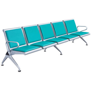 Silla de espera para aeropuerto Yu Zhengguan, de 5 asientos en fila con reposabrazos, para uso público en hospitales, clínicas y oficinas. - Product Image 1