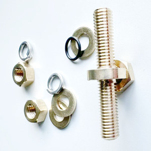สลักเกลียวทองเหลืองคุณภาพสูงจากผู้ผลิต M4-M16 หัวแบนแบบกำหนดเอง เกรด 6 - Product Image 5