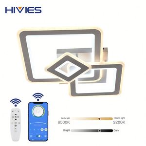 Gran oferta, luz de techo de 210 LED W, muebles de interior de aluminio modernos nórdicos, Control remoto para el diseño del pasillo del hogar - Product Image 2