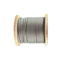 Câble en acier au carbone galvanisé 6x6 6x7 pour construction, bâtiments, vergers et serres, emballage en bobine
