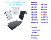 Le moins cher JK bms JK-B1A20S15P JK-B1A24S15P JK-B2A24S15P 8s à 24s 150A courant continu jk bms