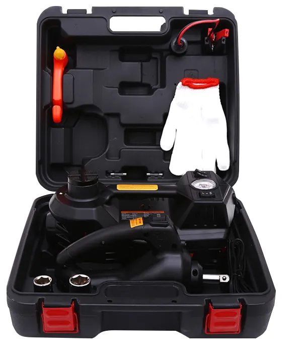 Portable 3in1 3ton Ce Iso Dc12v 5t Durable Electric Allied Hydraulic Car Floor Jack With Led Light And Impact Wrench