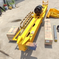 Foreuse hydraulique montée sur excavatrice avec moteur et propulseur, haute efficacité, pour la construction de trous de dynamitage