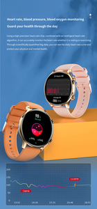 สมาร์ทวอทช์ QS40 หน้าจอกลม 1.39 นิ้ว รองรับโหมดกีฬาหลากหลายรูปแบบ นาฬิกาอัจฉริยะ วัดอัตราการเต้นของหัวใจ วัดความดันโลหิต - Product Image 3