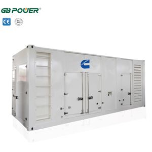 1100kva 880kw דיזל גנרטור מים מערכת קירור מים דיזל שקטה להגדיר עבור קוממינס - Product Image 1
