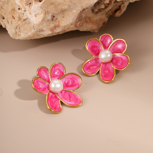 Nouvelles boucles d'oreilles en acier inoxydable de style rétro français, design personnalisé, boucles d'oreilles et boucles d'oreilles en gros - Product Image 6