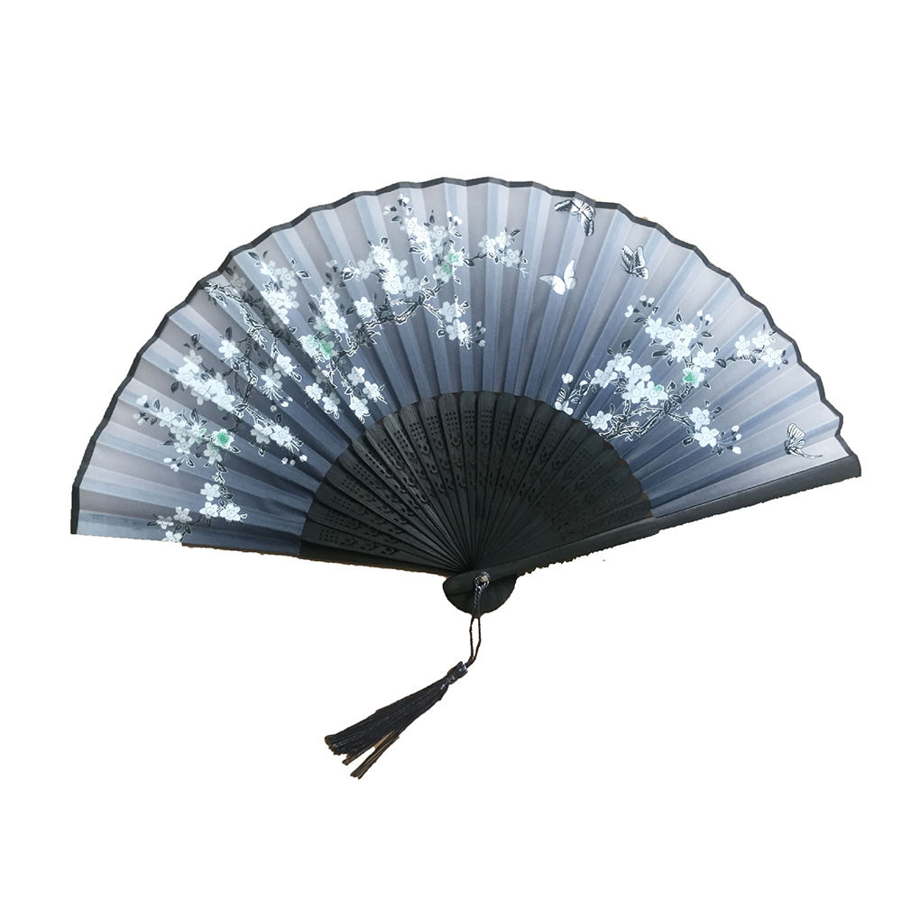 중국 전통 접이식 부채 클래식 레트로 대나무 예술 부채