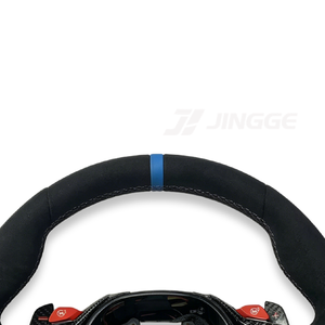 Volante Deportivo Personalizado Estilo LCI con Calefacción, en Alcántara y Fibra de Carbono para BMW G20/G30/G80/G01/G02/G87/M3/M240i/M340 - Product Image 2