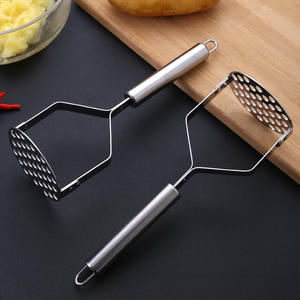 Stainless Steel Kitchen <b>Tools</b> Potato Masher Ricer Smooth Juicer Press for Mashed Potatoes <b>Fruits</b> <b>Vegetables</b> - Product Image 2