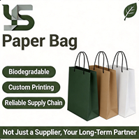 Sac de shopping en papier cartonné rigide, écologique, recyclable, de qualité supérieure, avec logo personnalisé imprimé, poignée en ruban, taille personnalisable