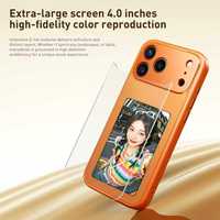 Coque de téléphone NFC INK en gros avec écran LED intelligent E-Ink, coque PC DIY pour affichage de téléphone pour iPhone 18, 17, 17 Pro, 17 Pro Max