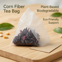 Sachets de thé Hibiscus Marque Blanche 30 Sachets Pyramidaux Fleur de Roselle Séchée Biologique Tisane Sans Caféine Vente en Gros