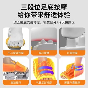 Masajeador Eléctrico de Pies con Bolsas de Aire, Masaje de Suela con Calor para Uso Doméstico, Enchufe de 36V, Corriente Alterna - Product Image 3