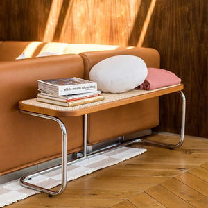 Dreamhouse – banc en <span class=keywords><strong>bois</strong></span> pour salon, chambre <span class=keywords><strong>à</strong></span> coucher, banc en bout de lit, tabouret <span class=keywords><strong>à</strong></span> <span class=keywords><strong>langer</strong></span> décoratif en métal, banc de salle <span class=keywords><strong>à</strong></span> manger - Product Image 2