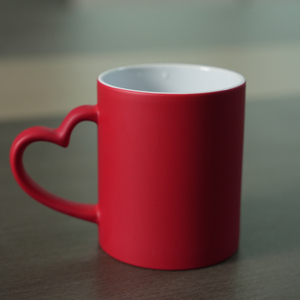 <span class=keywords><strong>Taza</strong></span> de Cerámica con Revestimiento de Sublimación <span class=keywords><strong>Negra</strong></span> Mágica que Cambia de Color con el Calor de 11 oz, con Asa en Forma de Corazón y Personalizable - Product Image 5