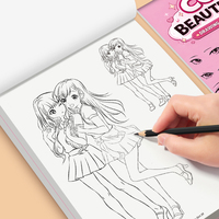 Livre de dessin de belles filles de style manga, livre de tutoriel de croquis d'anime pour débutants, cahier d'exercices de personnage de manga