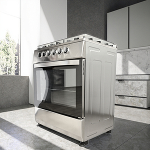 Cuisinière <span class=keywords><strong>à</strong></span> <span class=keywords><strong>Gaz</strong></span> Combinée 5 Brûleurs avec Four et Fonction Grill pour Utilisation Extérieure en VR et Appareil <span class=keywords><strong>de</strong></span> Cuisine Domestique - Product Image 6