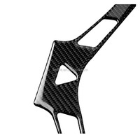 Panneau intérieur de décoration pour véhicule, en Fiber de carbone, bouton de contrôle autocollant pour Chevrolet Cruze 2009 — 2015
