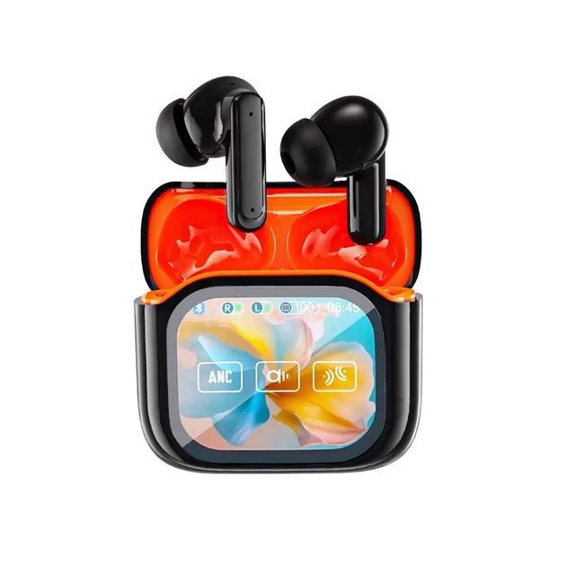 2026 New Smart Touch Screen AI Translation Earbuds ANC Noise Cancelling for Business Travel