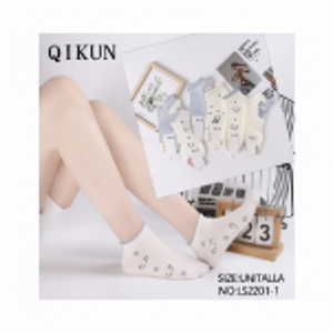 Calzini sportivi Casual in cotone pettinato da donna - Product Image 1