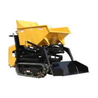 Mini Dumper Track Crawler Self Loading Mini Dumper avec cadre de levage Dumper