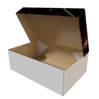 Boîte en carton biodégradable robuste et personnalisable pour l'emballage en gros des fruits (cerises, framboises, fraises, avocats, bananes, raisins)