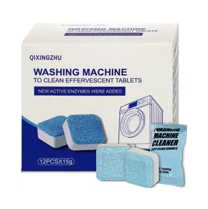 Tiktok Hot Selling Washing Machine Cleaner Descaler Tablets 12 pack. Deep Clean Formula. Cleans Front & Top Load Washing Machine