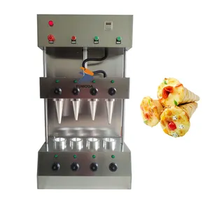 Automatische Kegel Pizza Maker Cono Pizza Snack Pizza Kegel Maken Vormmachine