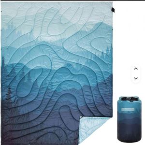 Custom Logo Backcountry Puffy Camping Waterproof Polyester Travel Blanket for Winter Outdoor Use Packable <b>Lightweight</b> - Product Image 1