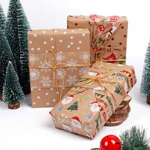Custom <b>Christmas</b> Luxury <b>Wrapping</b> <b>Paper</b> <b>Roll</b> 80gsm Art Quality 43*300cm Jumbo Size, Festive Gift Wrap for Holiday Presents - Product Image 2