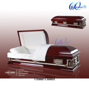 Ataúd <span class=keywords><strong>de</strong></span> Madera Natural <span class=keywords><strong>de</strong></span> Álamo para Venta - Product Image 3