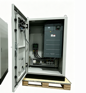 Armoire de commande PLC personnalisée en aluminium/acier, optionnelle, panneau de distribution d'énergie industrielle basse tension 220V IP55 avec serrure intelligente <span class=keywords><strong>DR</strong></span> - Product Image 3