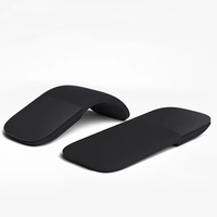 Souris de jeu sans fil pliable BT4.0 avec LED laser pour Surface Laptop, interface USB, ergonomique, Arc Touch Roller, silencieuse, mini