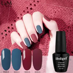 ibdgel private label uv gel polish for nails morandi color series
