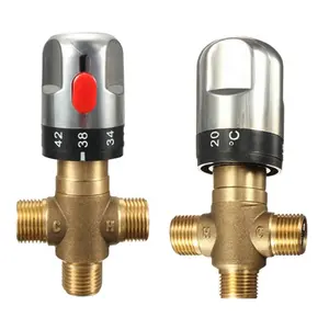 Xueqin Brass Pipe Banheiro Temperatura Controle De Água Torneira Cartuchos Termostato Torneira Válvula De Mistura Termostática