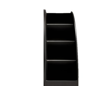 Desktop Cosmetic Organizer Multiple Compartments Black Standing Type <b>Office</b> <b>Supplies</b> Storage Box - Product Image 5