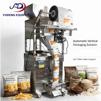 Machine d'emballage de sachets en plastique pour thé, snacks, chocolat, chips, et sachets Doypack, avec fonction de conditionnement en glaçons