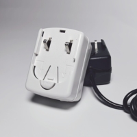 Adaptateur secteur interchangeable 45W 12V AC DC, matériau PC, connexion enfichable, options de sortie multiples 12V 5A 24V 1A 9V 5A 5V 3A 20W