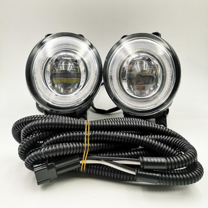 2 Piezas de Faros Antiniebla LED con Lente, 3 <span class=keywords><strong>Colores</strong></span>, Ojos de Ángel, Luces de Circulación Diurna DRL con Intermitentes para <span class=keywords><strong>Suzuki</strong></span> <span class=keywords><strong>Baleno</strong></span> 2016-2019 - Product Image 2