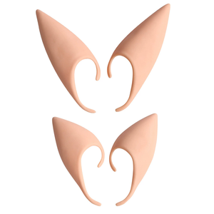 Oreilles de Fée Pixie Elfes Pointues Souples pour Cosplay, Masque Elven, Maquillage, Accessoires de Costume d'Halloween - Product Image 1