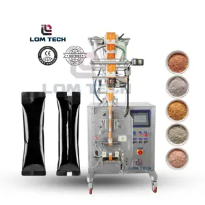 Máquina de embalagem multifuncional de alta eficiência para saquinhos pequenos premium inovadores, enchimento automático de pó de café em pequena escala