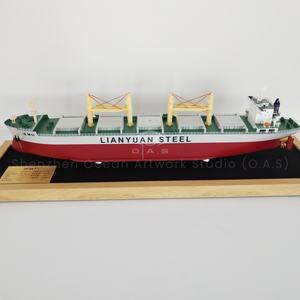 โมเดลเรือบรรทุกสินค้าพลาสติกขนาดใหญ่65ซม. กำหนดได้เองเรือขนาดเล็กสำหรับเป็นของขวัญแปลกใหม่ - Product Image 4