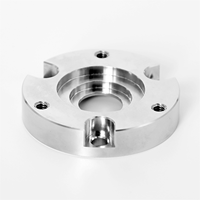 Boîtier de roulement à bride multi-trous en acier inoxydable usiné CNC, haute planité, pour instruments optiques, dessin personnalisé pris en charge, ultra-précision