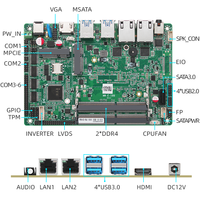 Ordinateur monocarte Linkleaps 3,5 pouces SBC Intel 11e génération Core I3/i5/i7 2 DDR4 SO-DIMM 64 Go 3 LAN 6 COM USB 3.2 Neuf