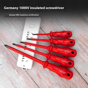 Khai thác công nghiệp 1000V điện áp cao đa chức năng thợ điện tuốc nơ vít Bộ Chrome Phillips cách điện từ rãnh - Product Image 2