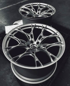 عجلة Borui مخصصة مصقولة مقاس 18 19 20 21 22 24 بوصة، جنط 5x114.3 5x112 5x130 5x120 6x139.7 لسيارات Tesla وBenz وBMW وAudi، تصميم متشعب - Product Image 5